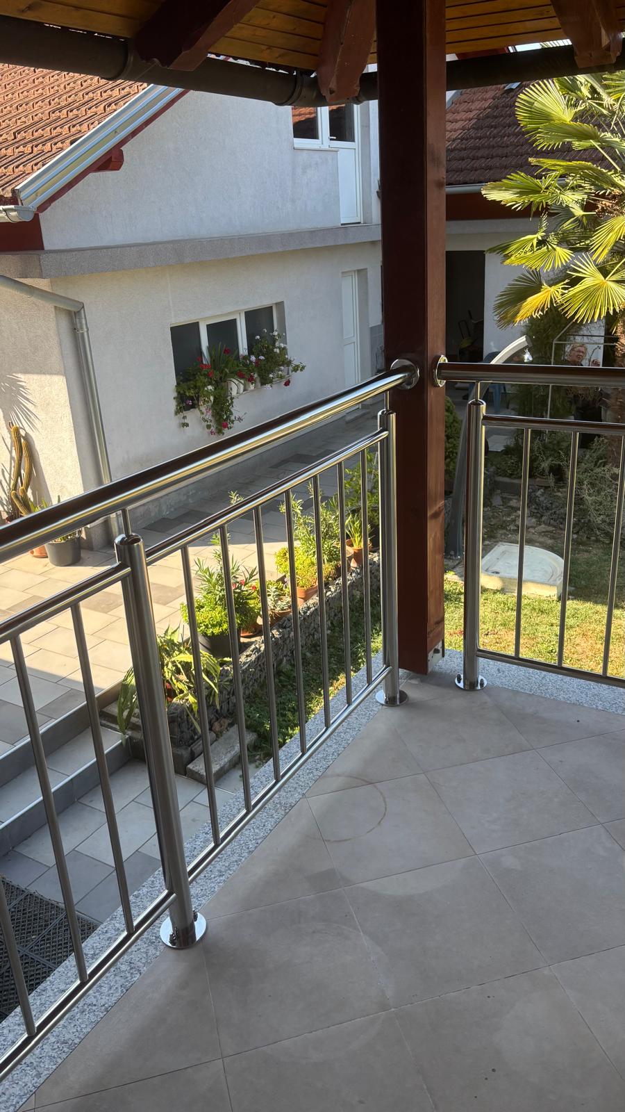 Inox ograda na terasi i stubištu